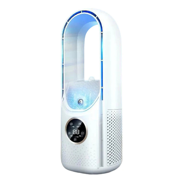 Veelzijdige stille airco voor thuis en kantoor, draagbaar en USB-gevoed voor comfortabele, persoonlijke verkoeling.