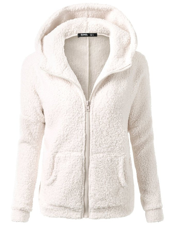 Effen dames fleece vest met rits, comfortabel en functioneel.