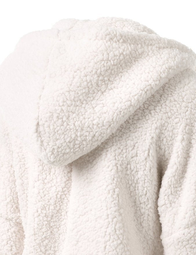 Comfortabel fleece ritsvest voor dames, warme en zachte bovenkleding.