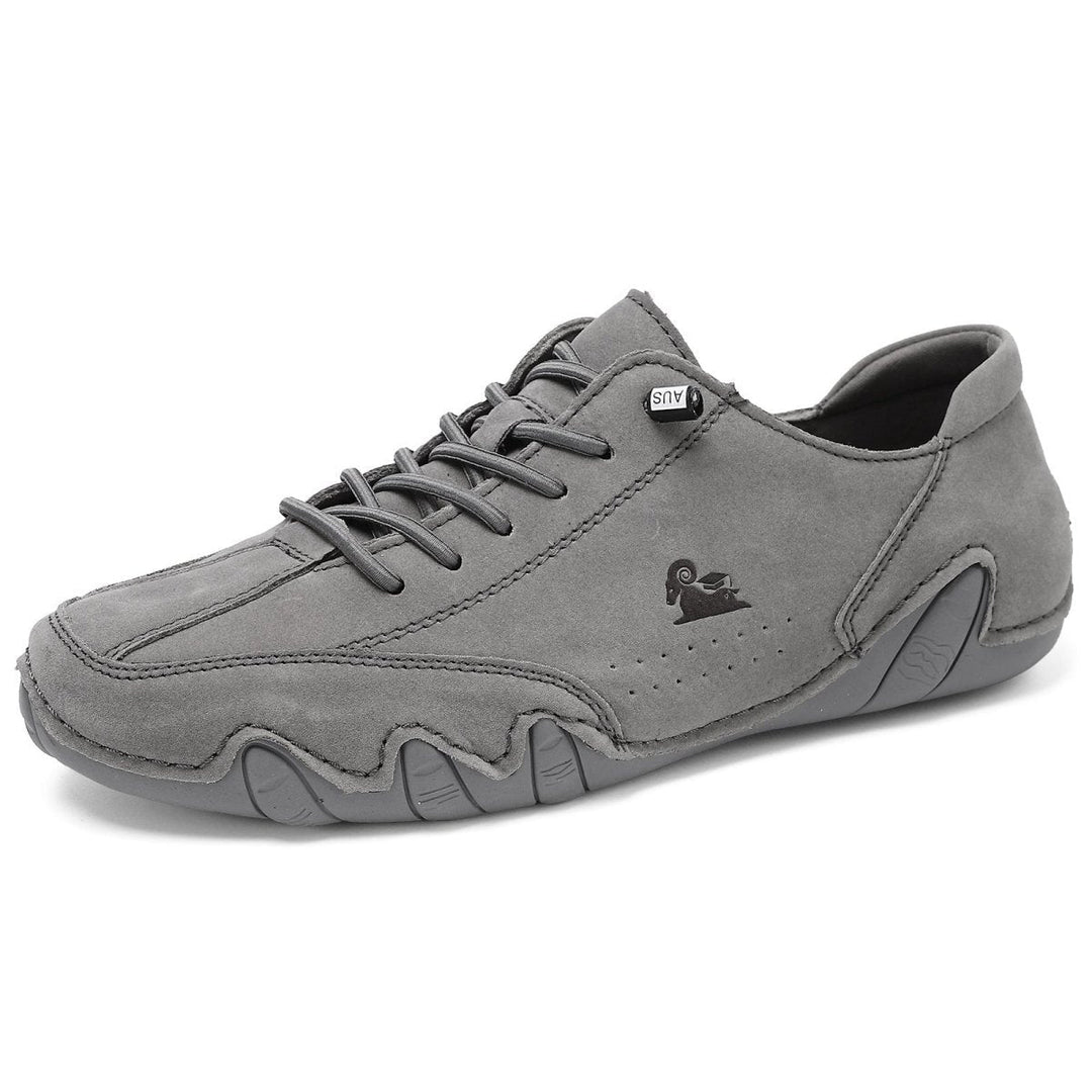 Barefoot schoenen BareMotion in leer, bieden antislip grip en comfort voor elk avontuur.