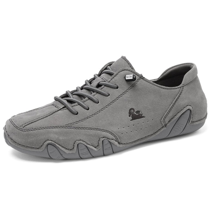 Barefoot schoenen BareMotion in leer, bieden antislip grip en comfort voor elk avontuur.