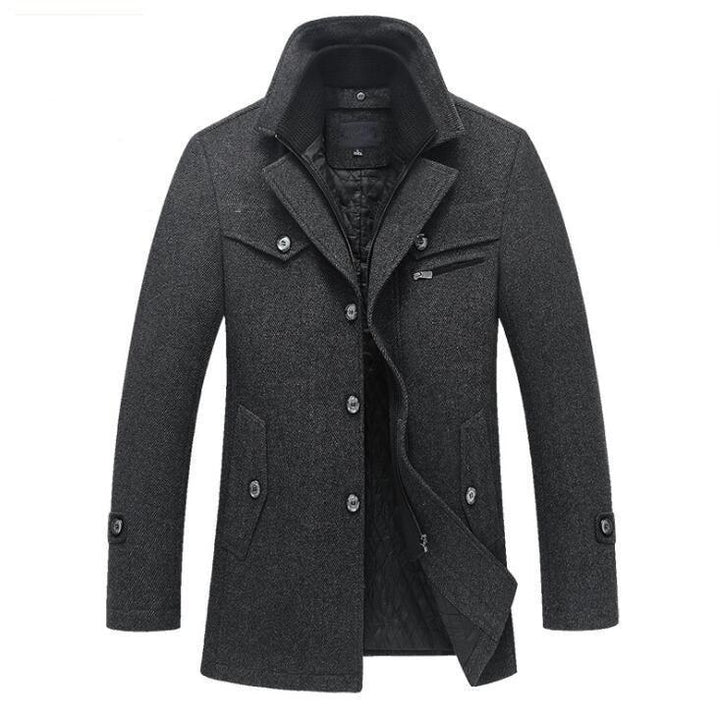 Warme heren winter piekjas, stijlvol en comfortabel. Ideaal voor koude winterdagen en een klassieke look.
