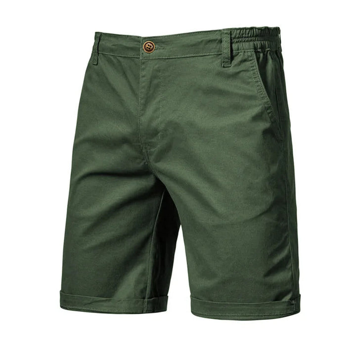 Comfortabele heren shorts, chino model, perfect voor een relaxte zomerlook.