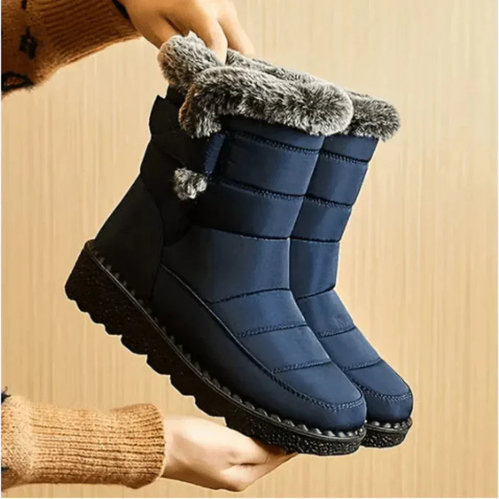 Dames winterlaarzen: warm, waterafstotend en antislip, ideaal voor sneeuw en outdoor activiteiten.