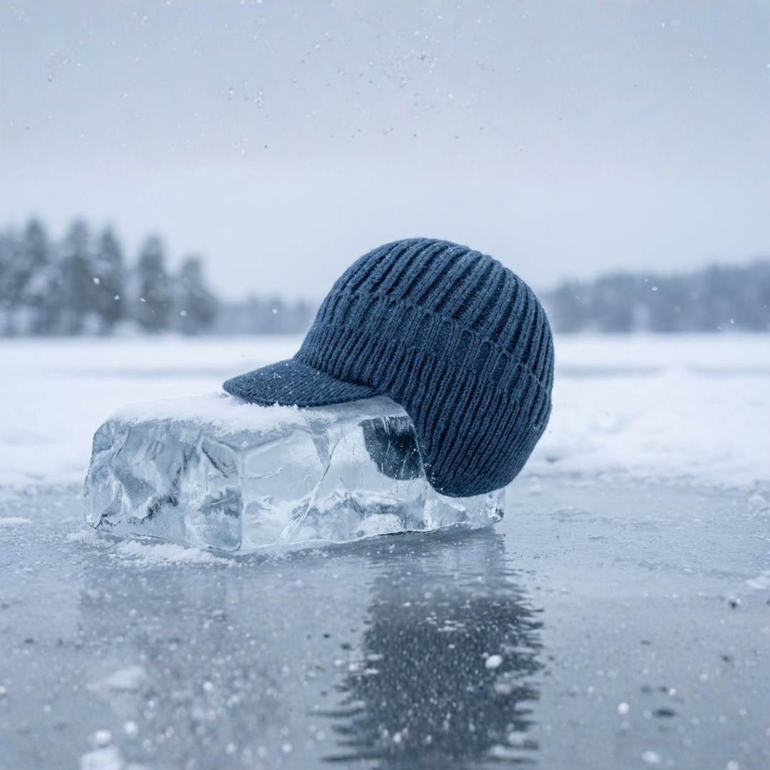 Scandinavische wintermuts FjordWarm; stijlvolle unisex beanie met oorbescherming, perfect voor winterkleding.