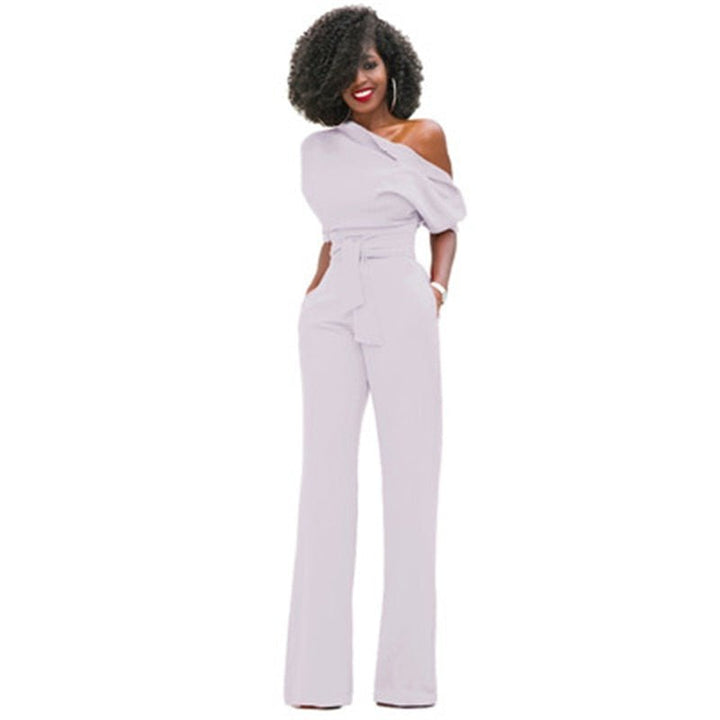 Effen bodycon dames jumpsuit, elegant en comfortabel, een must-have voor elke garderobe.