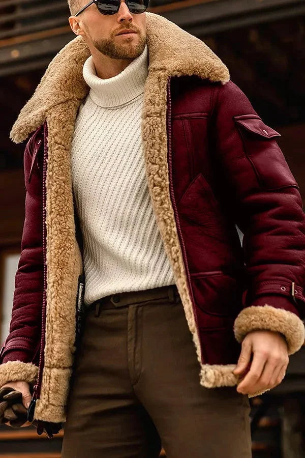 Chique zwarte leren herenjas, tijdloze bovenkleding. Ideaal voor zowel casual als zakelijke outfits. Een klassieker.