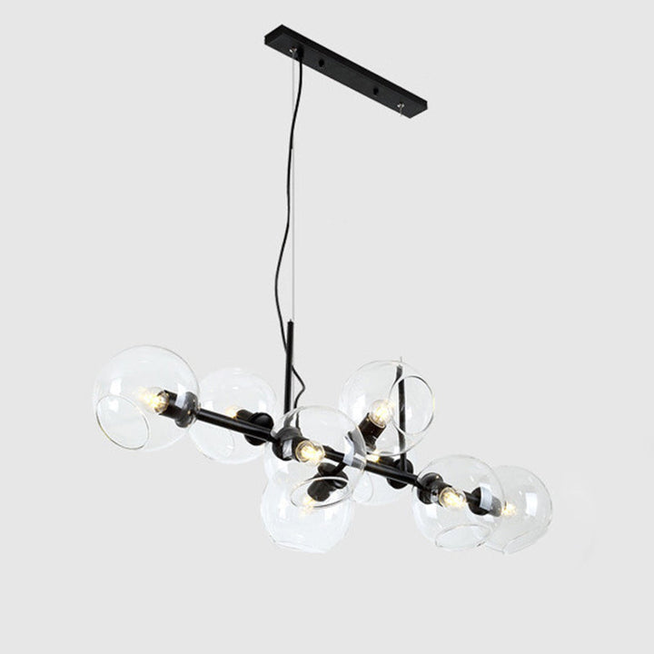 Ultramoderne LED eettafel hanglamp; minimalistische verlichting als eyecatcher in interieur.