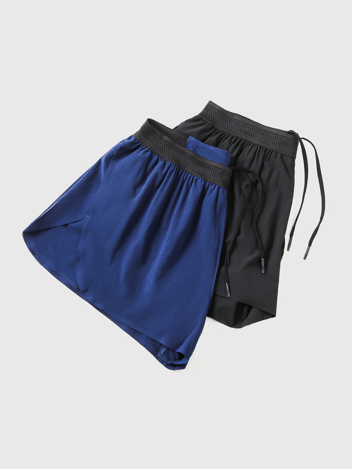 Veelzijdige VelozFit heren hardloopshorts, geschikt voor zowel korte sprints als lange afstanden.