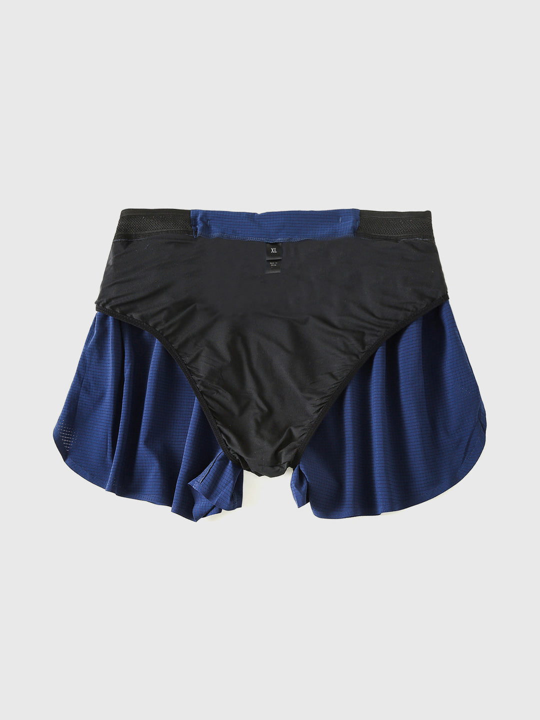 Comfortabele heren VelozFit sportshorts met anti-schuur technologie, essentieel voor lange afstanden.