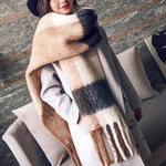 Beige/Donkerblauw