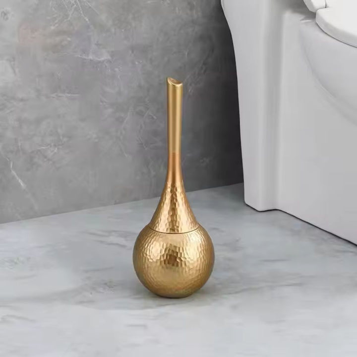 Complete toiletborstelset met stevige borstel en elegante houder. Essentieel voor hygiënisch schoonmaken van uw badkamer.