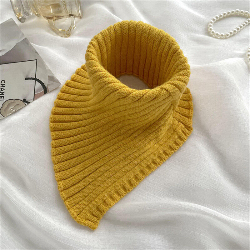 Aria trendy col sjaal: zachte, warme gebreide dames winter sjaal van comfortabel katoen.