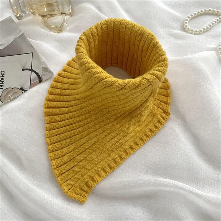 Aria trendy col sjaal: zachte, warme gebreide dames winter sjaal van comfortabel katoen.