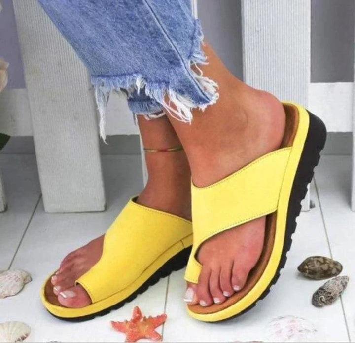 Comfortabele strand slippers dames, lichtgewicht orthopedische zomerschoenen voor hallux valgus.