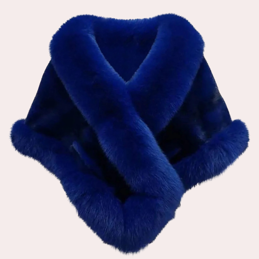 Luxe dames faux bontsjaal. Essentieel warm en comfortabel winteraccessoire voor elegante outfits.