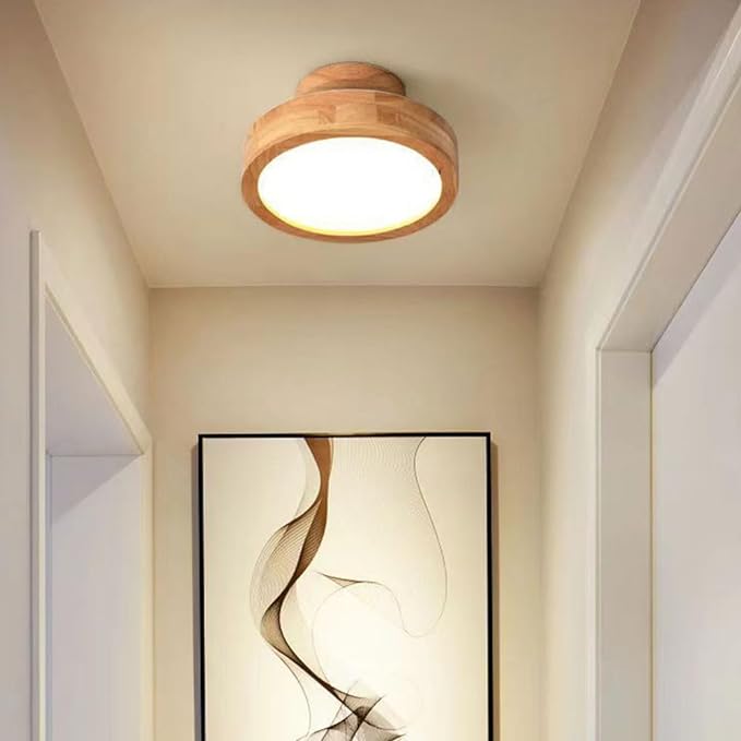 Minimalistische dimbare LED plafondlamp 36W, perfect voor moderne interieurs.