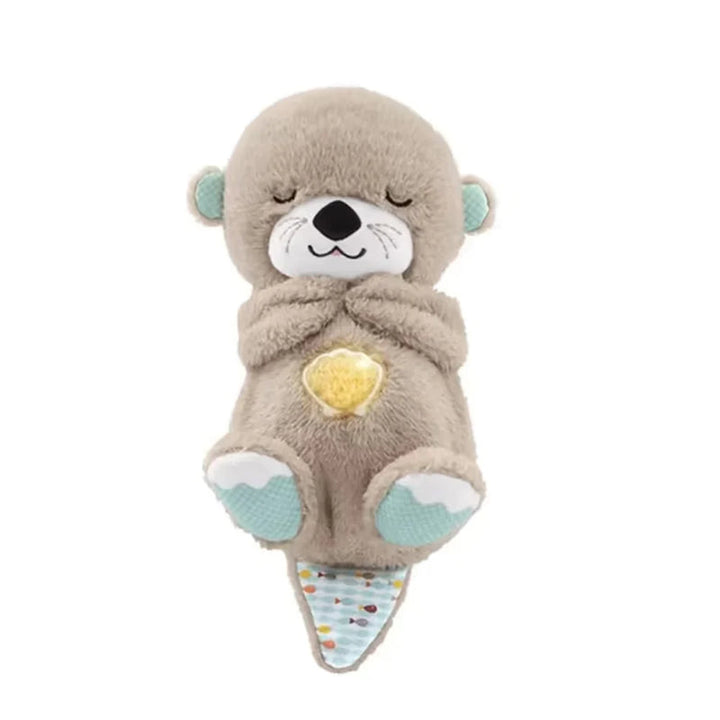 Nachtlampje en knuffel in één: pluche dier met ademhalingssimulatie, perfect voor een veilige slaapomgeving.