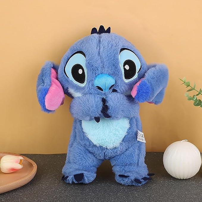Zachte pluche knuffel met ademhalingssimulatie en nachtlampje, ontworpen om ontspanning te stimuleren en te kalmeren.