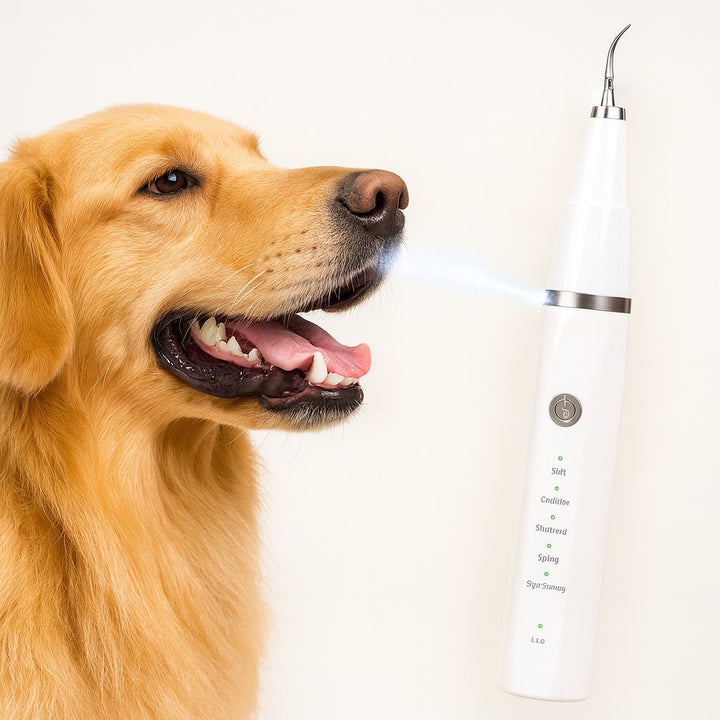 Bestrijd plaque en tandsteen bij honden en katten met de PlaqueVrij tandreiniger voor optimale dierenverzorging.