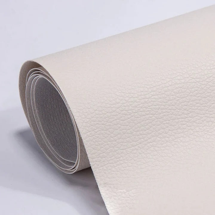 Zelfklevend leer voor professionele meubelreparatie en autobekleding herstel.