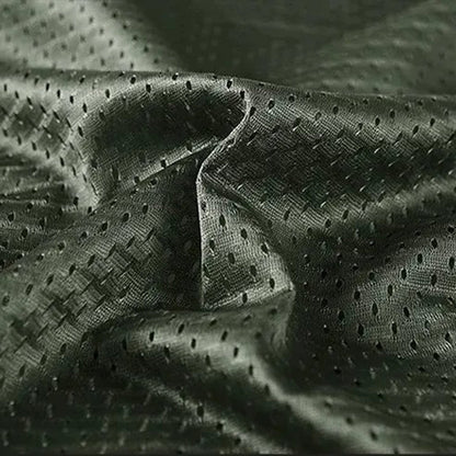 "Zwart multi-pocket sneldrogend outdoor vest voor mannen, ademend met verstelbare pasvorm, geschikt voor avonturen."